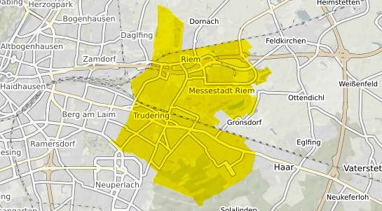 Immobilienpreisekarte München Trudering Riem
